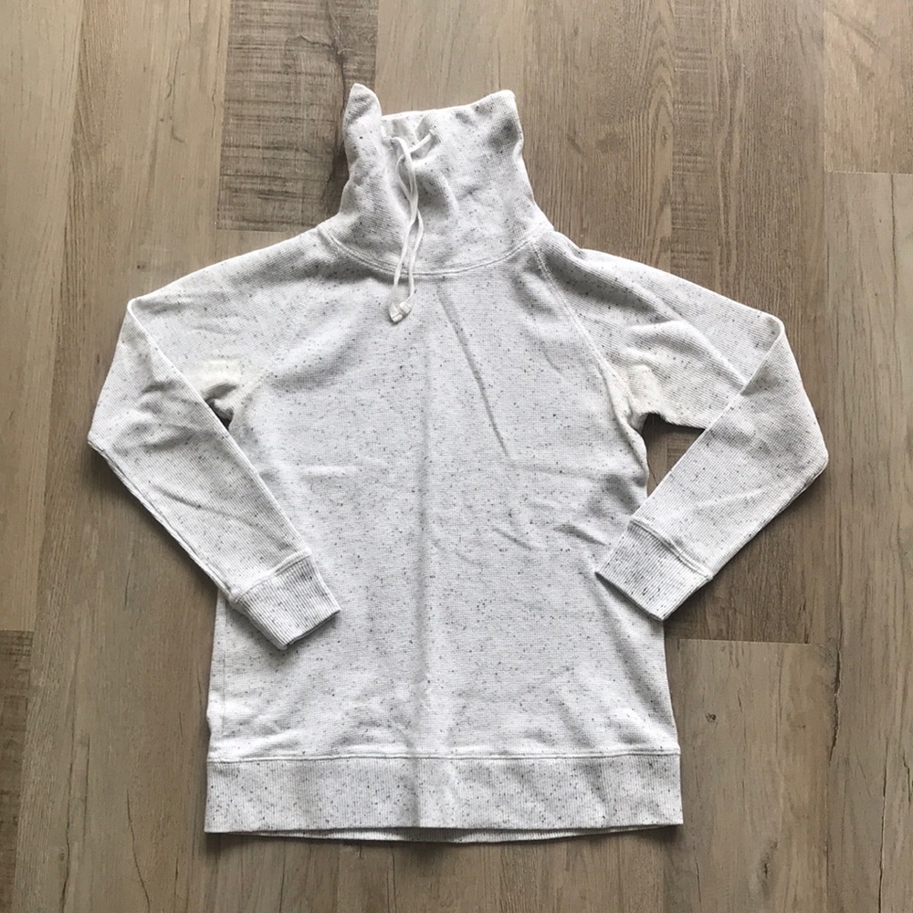 Waffle sweater in Light Heather Grey